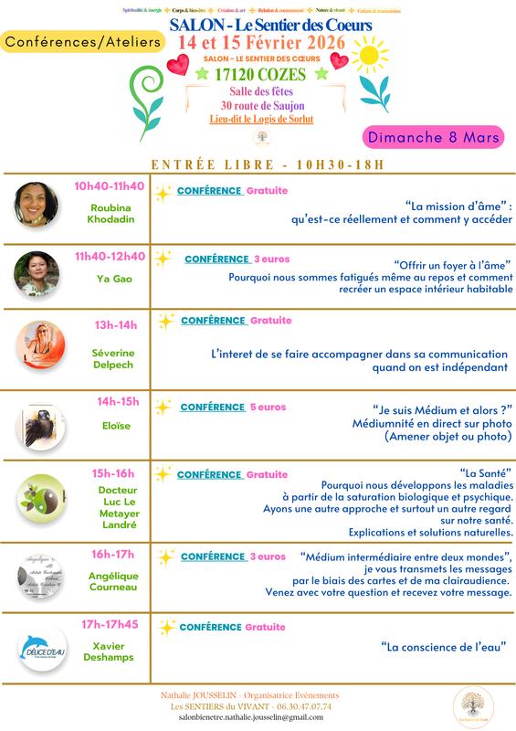 Salon Santé &amp; Énergies Bien Ette - 17920 Breuillet les 7et 8 mars 2026- 10h30-18h