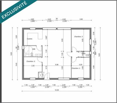 Maison - 95 m² - 4 pièces