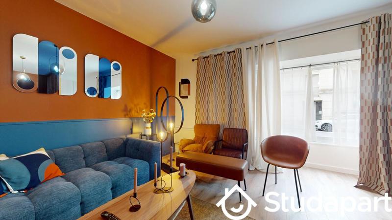 Chambre - 9 m² - 1 pièce