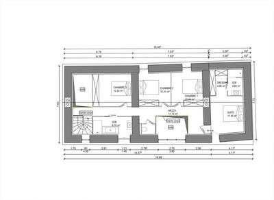 Maison de campagne - 163 m² - 2 pièces