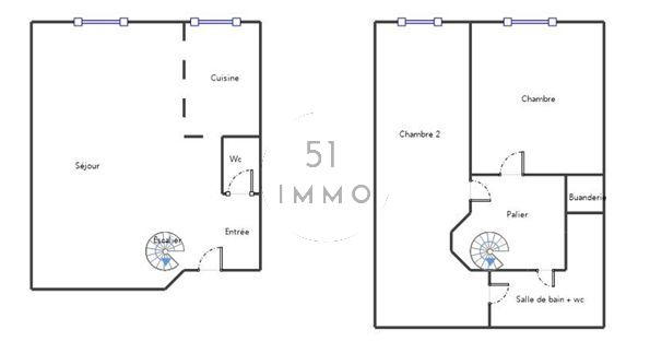 Appartement - 69 m² - 3 pièces