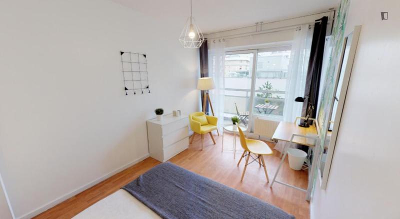 Chambre - 14 m² - 3 pièces