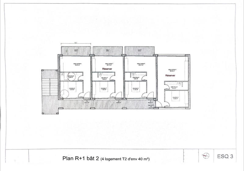 Duplex - 61 m² - 3 pièces