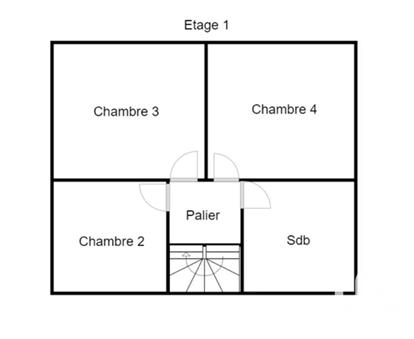 Maison - 83 m² - 5 pièces