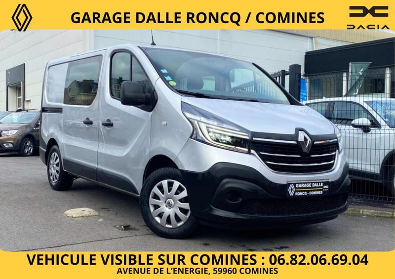Renault Trafic 2.0 Dci 145 Edc Grd Confort 6 Places L1h1 1000 Cabine Approfondie Boite Automatique/Radars/Gps/Roue de Secours