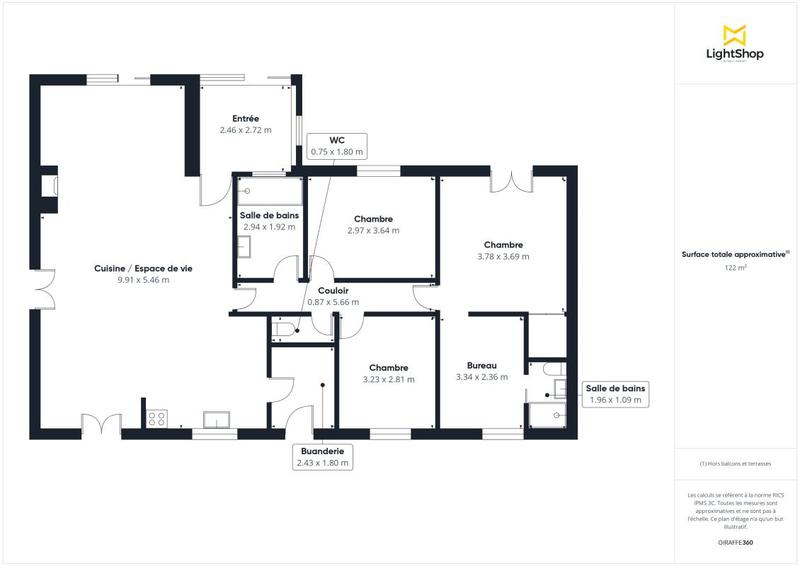 Maison - 123 m² - 5 pièces