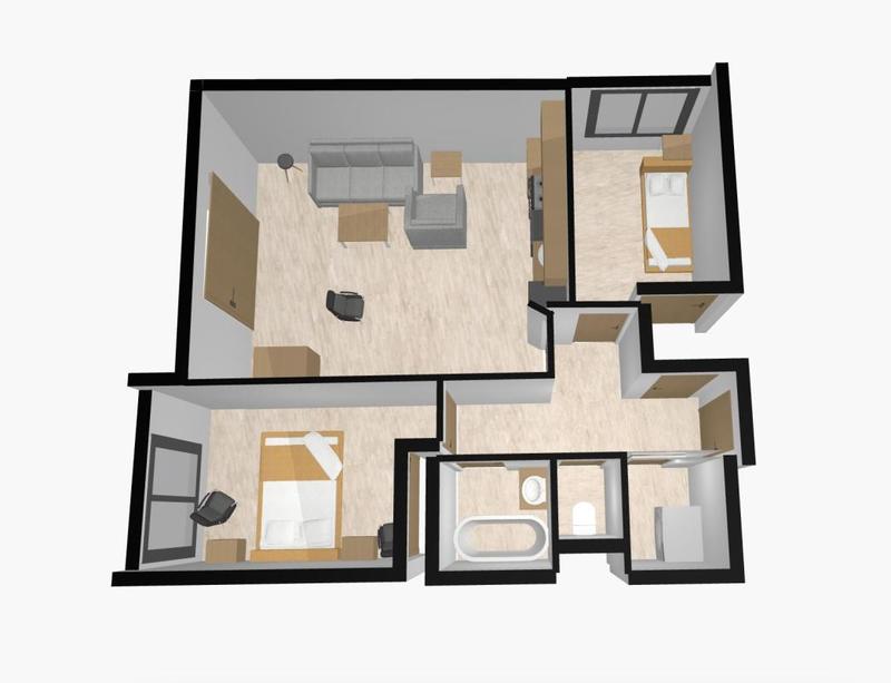 Appartement - 62 m² - 3 pièces