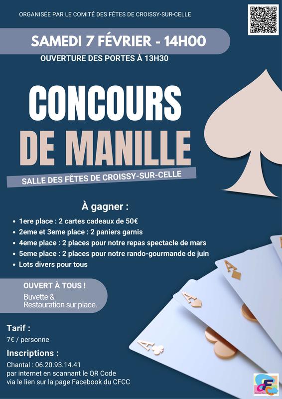 Concours de manille 7/02/2026  Croissy sur Celle