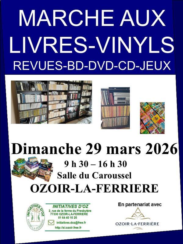12ème marché aux livres, vinyles...