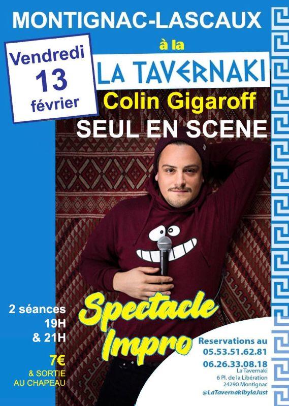 Spectacle d'impro - Seul en scène