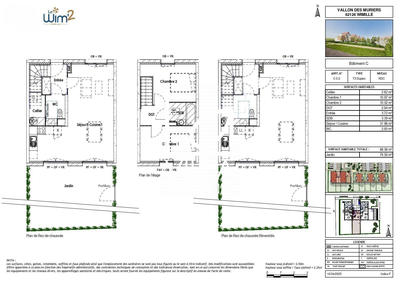 Appartement - 68 m² - 3 pièces