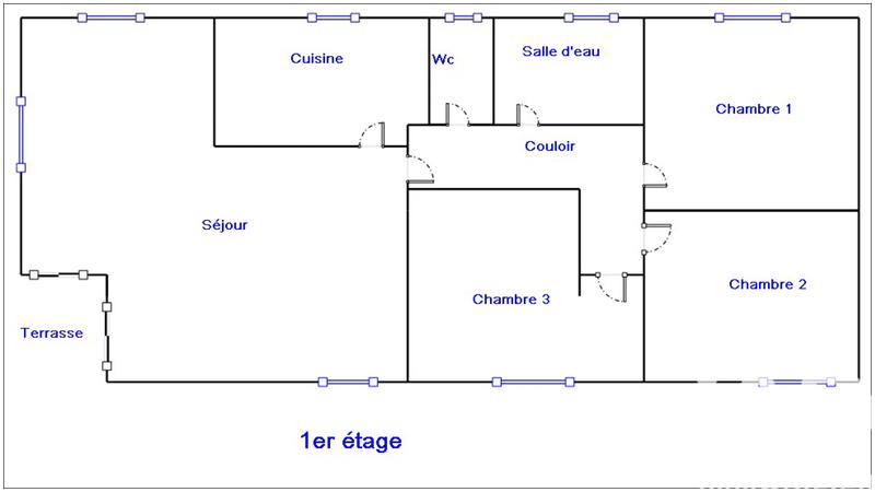Appartement - 77 m² - 4 pièces