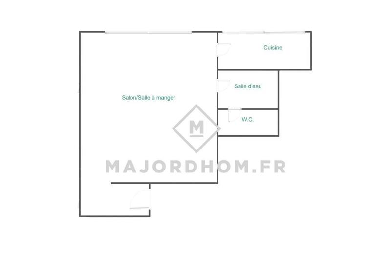 Studio - 31 m² - 1 pièce