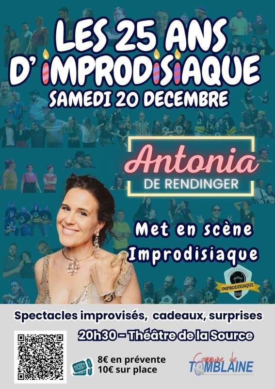 Les 25 ans d'Improdisiaque : Spectacle improvisé