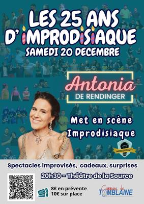 Les 25 ans d'Improdisiaque : Spectacle improvisé