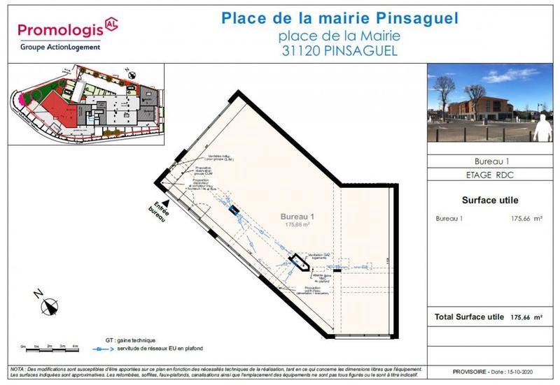 Local commercial - 175 m² - 1 pièce