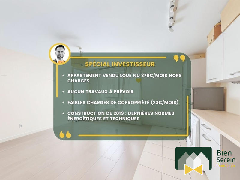 Appartement - 34 m² - 1 pièce