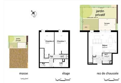 Villa - 70 m² - 3 pièces