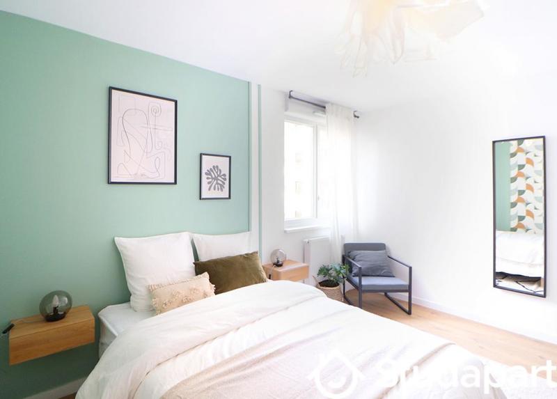 Chambre - 10 m² - 1 pièce