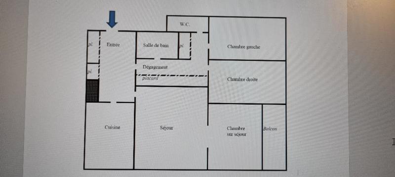 Appartement - 81 m² - 3 pièces