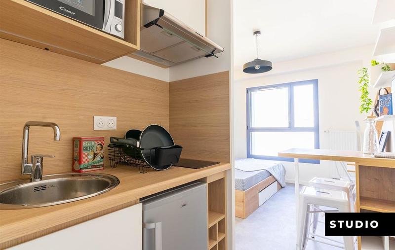 Studio - 17 m² - 1 pièce