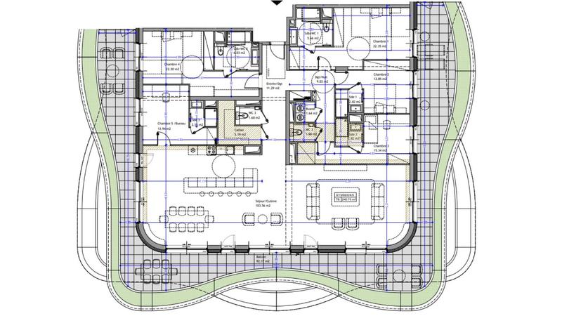 Appartement - 241 m² - 6 pièces