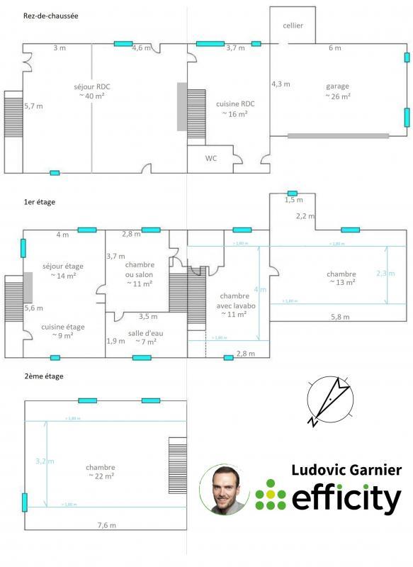 Maison - 91 m² - 5 pièces