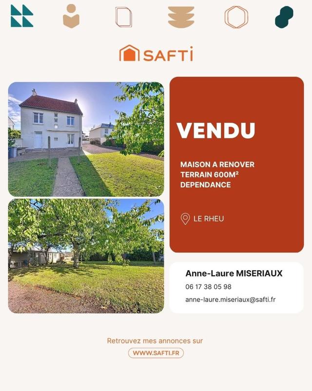 Maison - 80 m² - 6 pièces