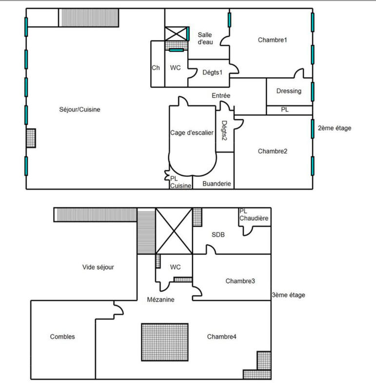 Appartement - 113 m² - 5 pièces