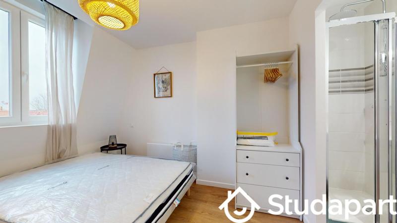 Chambre - 9 m² - 1 pièce