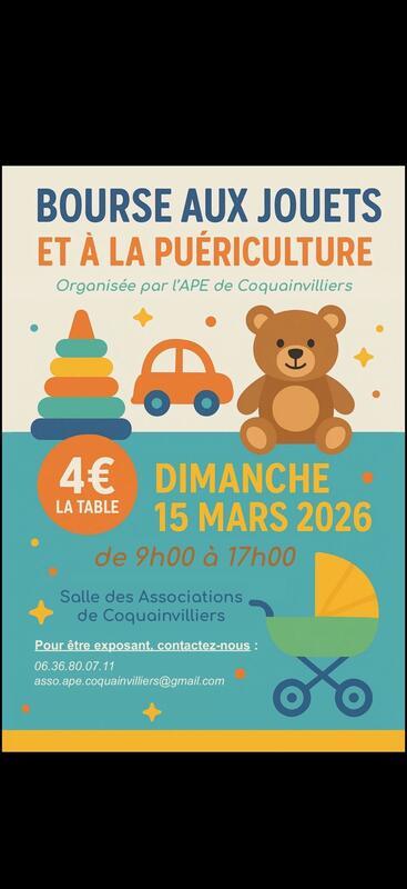 Bourse aux jouets et à la puéricultrice