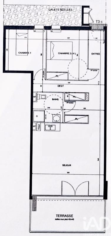 Appartement - 74 m² - 3 pièces