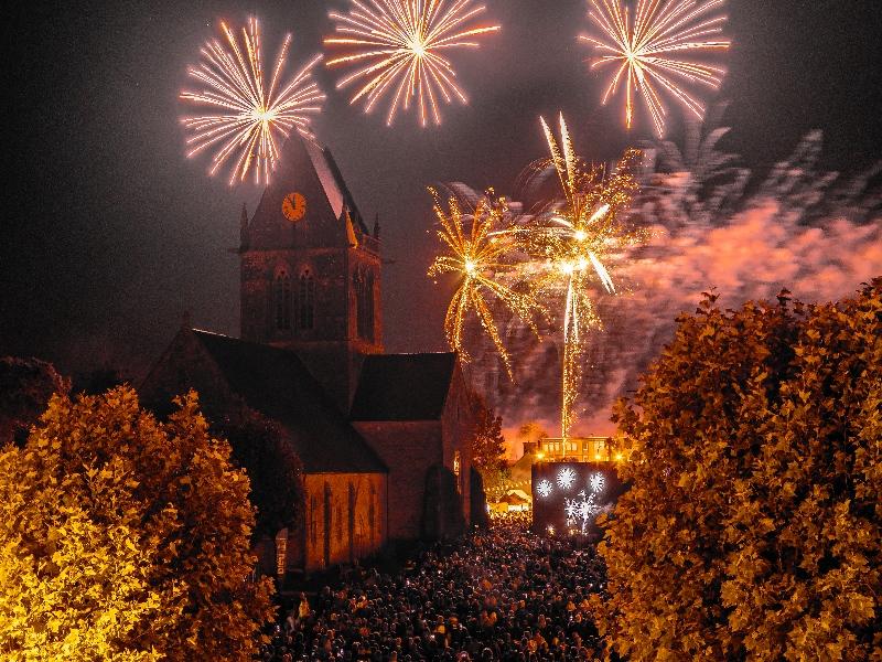 Journée festive et feu d'artifice