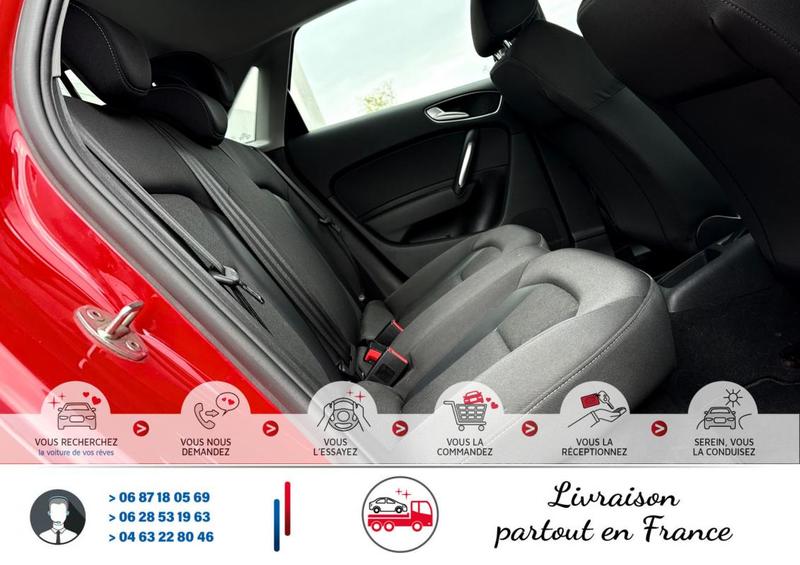 Audi A1 Sportback 1.0 Tfsi 12v 82cv 71 000Km*Véhicule Sous Garantie*Ct Révision Ok *100 Points de Contrôles*Pneus m+S*Sièges Semi-Cuir chauffant*Phares Bi-Xénon*Climatisation*Fixation Isofix*Autoradio Cd/Mp3 (+Commande aux volant) (2 Emplacement Carte Sd)