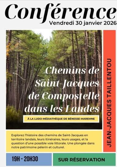 Conférence sur les chemins de St Jacques