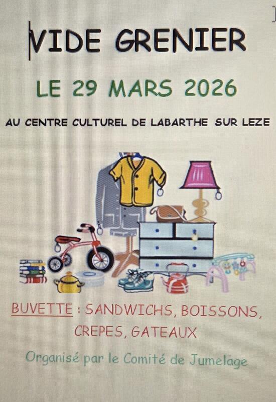 Vide grenier du comité de jumelage