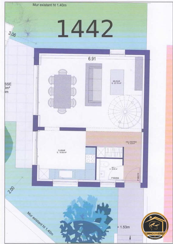 Maison ancienne - 91 m² - 4 pièces