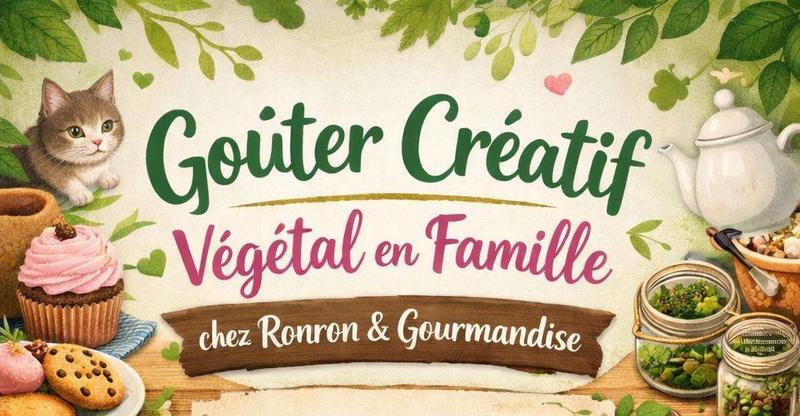 Goûter créatif végétal en famille