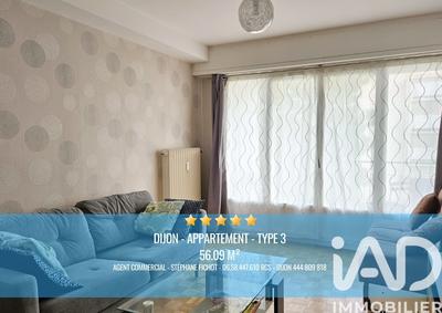 Appartement - 56 m² - 3 pièces