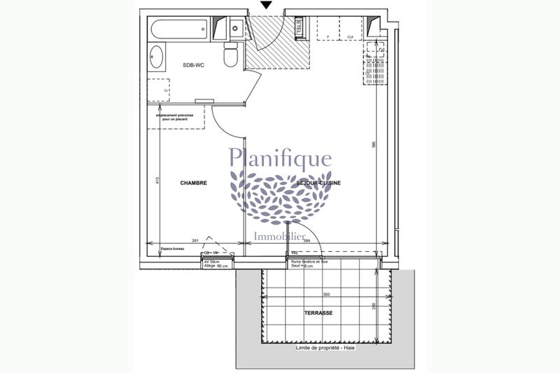 Appartement - 41 m² - 2 pièces