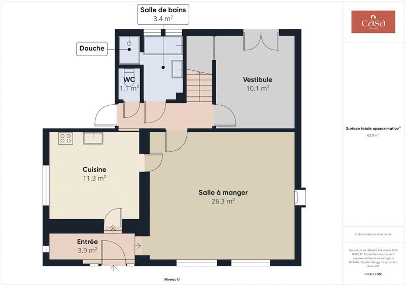 Maison ancienne - 130 m² - 5 pièces