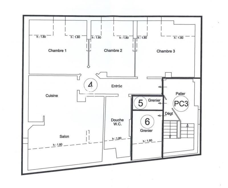 Appartement - 84 m² - 4 pièces