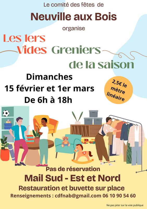 1er vide grenier de la saison