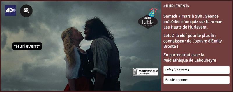 "Hurlevent" + quiz littéraire - 10 ans du Félix