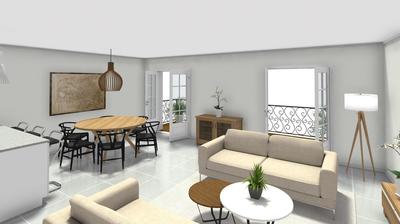 Duplex - 124 m² - 5 pièces