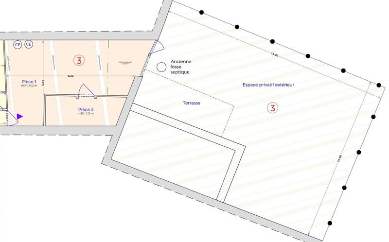 Appartement - 105 m² - 3 pièces