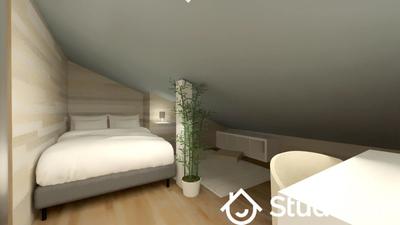 Chambre - 10 m² - 1 pièce