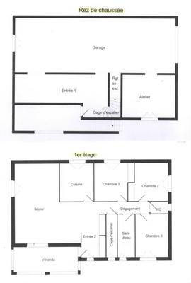 Maison - 88 m² - 4 pièces