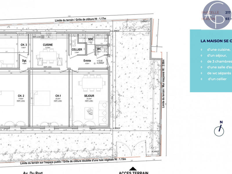 Maison - 90 m² - 4 pièces