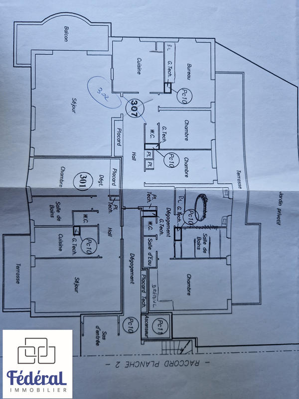 Appartement - 217 m² - 5 pièces